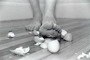 narcissistic personality disorder- walking on eggshells